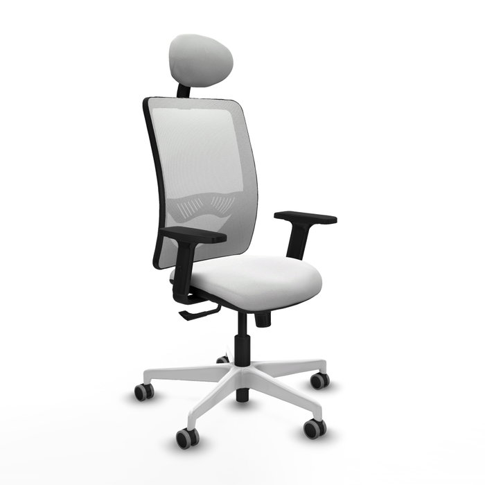 PIQUERAS Y CRESPO Silla de oficina Zulema Blanca con Mecanismo Sincro PIQUERAS Y CRESPO Silla de oficina Zulema Blanca con Mecanismo Sincro