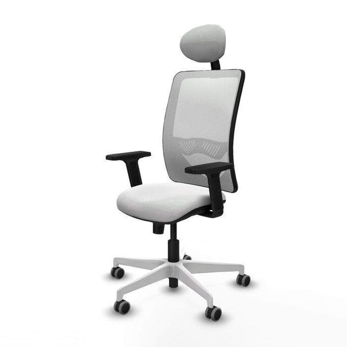 PIQUERAS Y CRESPO Silla de oficina Zulema Blanca con Mecanismo Sincro PIQUERAS Y CRESPO Silla de oficina Zulema Blanca con Mecanismo Sincro