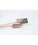 Eightt Cable Lightning a USB A de 1m, Nylon Trenzado, Rosa