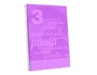 Liderpapel Cuaderno espiral folio pautaguia 80h 75gr cuadro pautado 3mm con margen color violeta