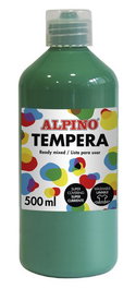 Tempera Alpino Liquida 500 Ml (Botella) Verde Prado