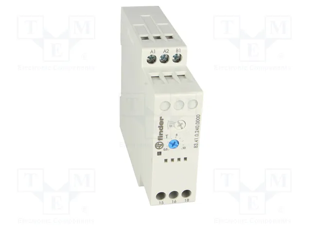 FINDER Relé de tiempo Serie 83, 24-240V AC/DC, SPDT FINDER Relé de tiempo Serie 83, 24-240V AC/DC, SPDT