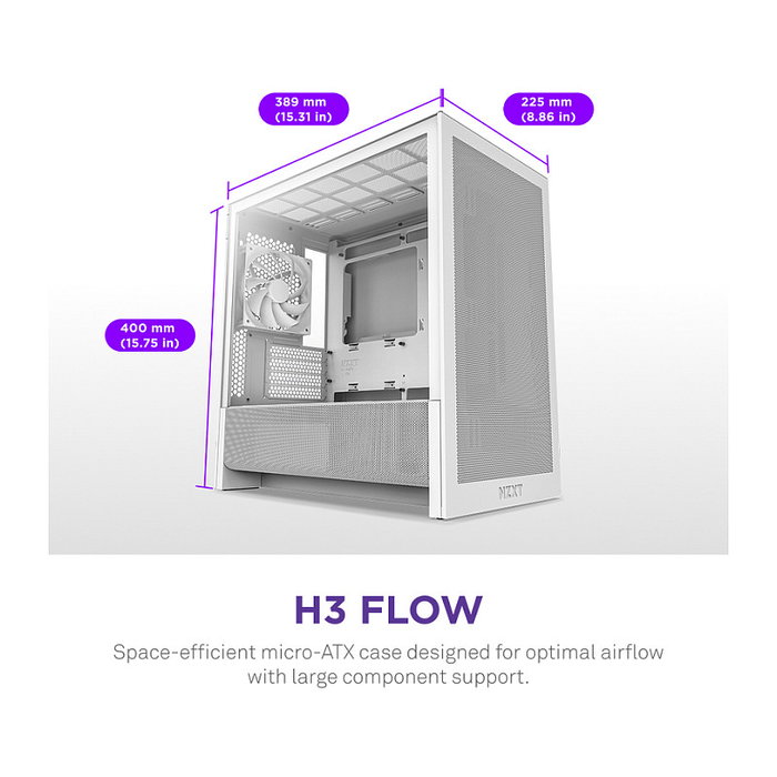 NZXT H3 Flow Blanco NZXT H3 Flow Blanco