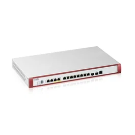 Zyxel USGFLEX700H - Cortafuegos de hardware con rendimiento de 15 Gbit/s, 12 puertos LAN, 2 SFP+, uOS, alámbrico