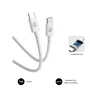 Subblim Cable USB-C a USB-C 100W 1m Blanco - Carga Rápida PD 3.0 y QC 3.0 con Chip E-Marker, Compatible con iPhone 15, Samsung Galaxy S24, MacBook Pro