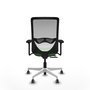 PIQUERAS Y CRESPO Silla de oficina Zulema con mecanismo Sincro/Traslack, Verde y Blanco
