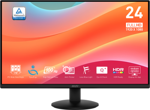 MSI Pro MP242L 23.8'' Full HD IPS 100Hz Negro