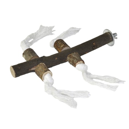 Nayeco Natural Stick 25 cm-25 mm - Con Cuerda para Aves