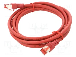 HELU Patch cord S/FTP Cat 6 RJ45 2m rojo