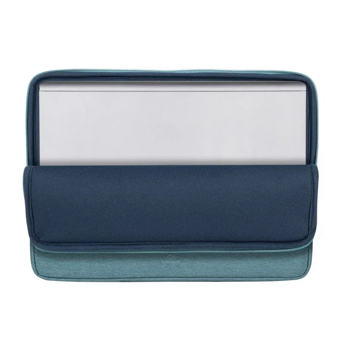 Rivacase Suzuka 7705 Funda para Portátil 39.6 cm (15.6") Color Aguamarina - Poliéster, Resistente al Agua, Polvo y Rayones, 170g