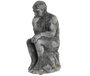 DKD Home Decor Figura de Cemento Pensador Desgastado Gris