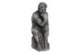 DKD Home Decor Figura de Cemento Pensador Desgastado Gris