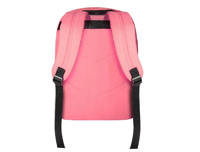 Antartik Mochila escolar con asa y bolsillo frontal con cremallera, color Coral, 320x140x430 mm