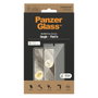 PanzerGlass Protector de Pantalla de Vidrio Templado para Google Pixel 7a Ultra Wide Fit, Antirrayaduras, Antibacteriano, Aplicación Sencilla en Seco sin Burbujas - 1 Unidad