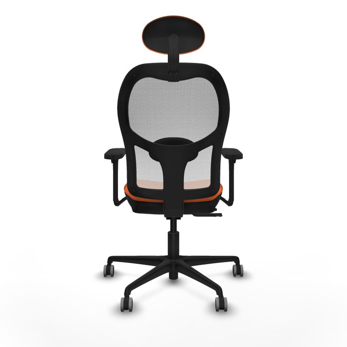 PIQUERAS Y CRESPO Silla de oficina Jorquera Naranja y Blanco