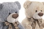 DKD Home Decor Peluche Baby Oso Beige Gris 34 x 42 x 32 cm (6 Unidades)