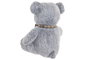 DKD Home Decor Peluche Baby Oso Beige Gris 34 x 42 x 32 cm (6 Unidades)