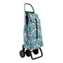 Rolser Carro de la Compra i-max MF 4 Plegable, Aluminio, Diseño William Morris - Birds