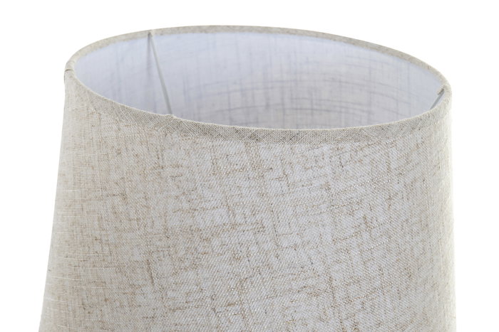DKD Home Decor Lampara Sobremesa Sixties Beige Crema 30 x 57 x 30 cm (2 Unidades)