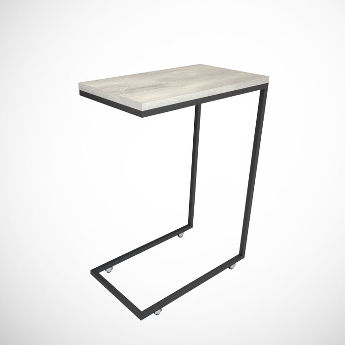 Hanah Home Sea Oak Mesa Auxiliar Industrial Roble Tablero Melamina Metal Ruedas 46x62x26cm Hanah Home Sea Oak Mesa Auxiliar Industrial Roble Tablero Melamina Metal Ruedas 46x62x26cm