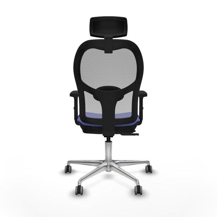 PIQUERAS Y CRESPO Silla de oficina Jorquera con mecanismo Sincro/Traslack, Azul claro y Gris PIQUERAS Y CRESPO Silla de oficina Jorquera con mecanismo Sincro/Traslack, Azul claro y Gris