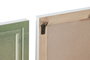 DKD Home Decor Cuadro MDF 50x50 Perrito Color Surtido de 4 Unidades