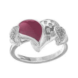 Folli Follie Anillo de Plata de Ley Plateado Talla 52