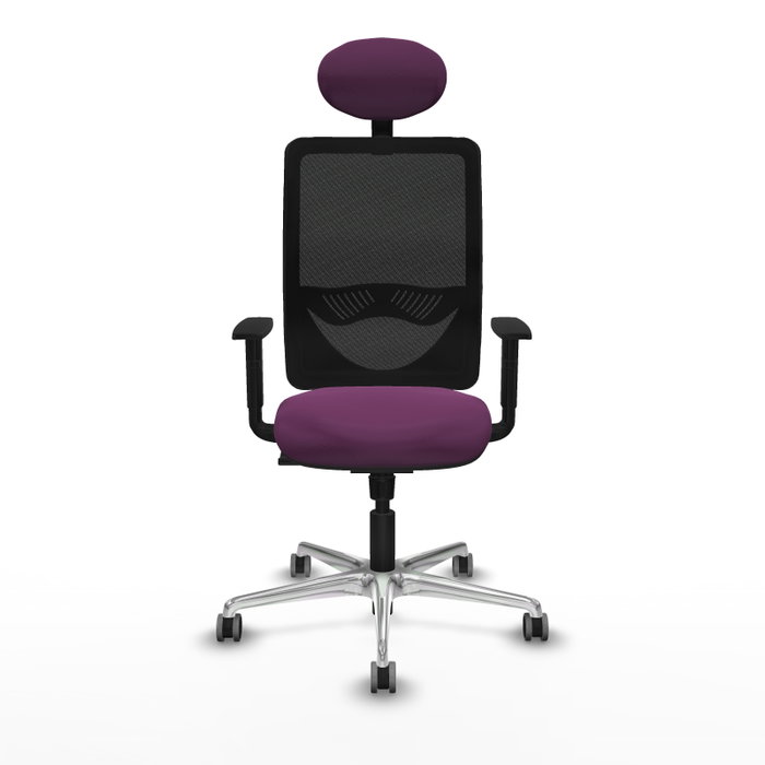 PIQUERAS Y CRESPO Silla de oficina Zulema con Mecanismo Sincro, Morado y Negro PIQUERAS Y CRESPO Silla de oficina Zulema con Mecanismo Sincro, Morado y Negro