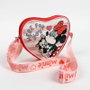 Cerdá Bolso Corazón Minnie Disney 15x14x4cm 80% Poliéster 20% PU