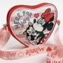 Cerdá Bolso Corazón Minnie Disney 15x14x4cm 80% Poliéster 20% PU