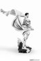 Pure Arts El hombre de acero PX Estatua Superman Black & White Version 36 cm