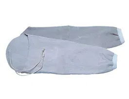 Faru Manguito para Soldador de Cuero al Cromo, Puño Elástico y Cordón, Protección Brazo, 110x135x360 mm