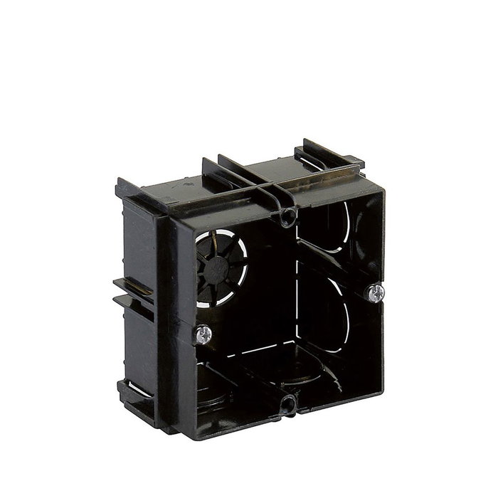 Solera Caja enlazable cuadrada negra 65 x 65 x 43 mm (retractilada) Solera Caja enlazable cuadrada negra 65 x 65 x 43 mm (retractilada)
