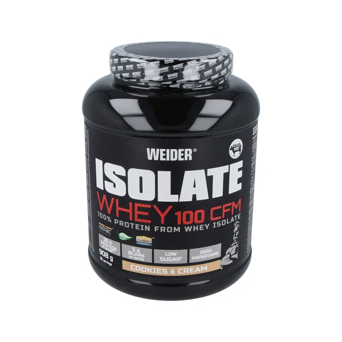 Weider Isolate Whey 100 CFM Cookies 908Gr Proteína Aislada de Suero Alta Pureza Weider Isolate Whey 100 CFM Cookies 908Gr Proteína Aislada de Suero Alta Pureza
