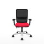 PIQUERAS Y CRESPO Silla de oficina Haches con mecanismo Sincro/Traslack Rojo/Negro
