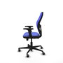 PIQUERAS Y CRESPO Silla de oficina Jorquera con mecanismo Sincro/Traslack, Azul