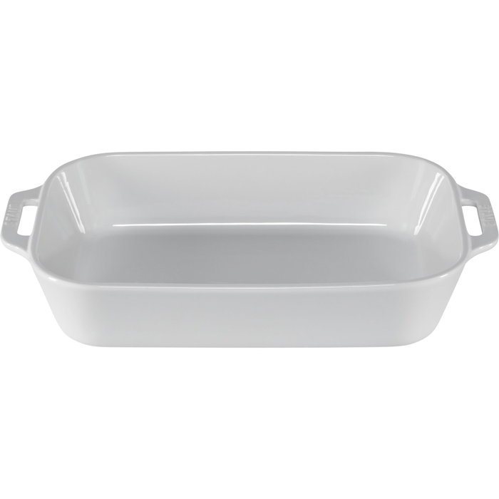 Staub Fuente Rectangular de Cerámica Blanco 34x24cm Staub Fuente Rectangular de Cerámica Blanco 34x24cm