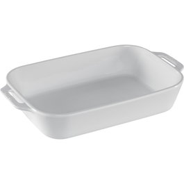 Staub Fuente Rectangular de Cerámica Blanco 34x24cm