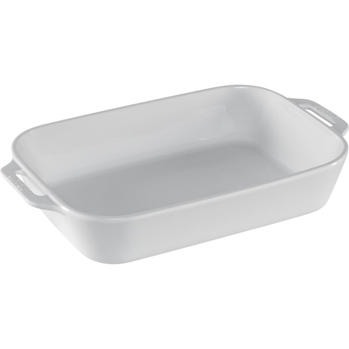 Staub Fuente Rectangular de Cerámica Blanco 34x24cm Staub Fuente Rectangular de Cerámica Blanco 34x24cm