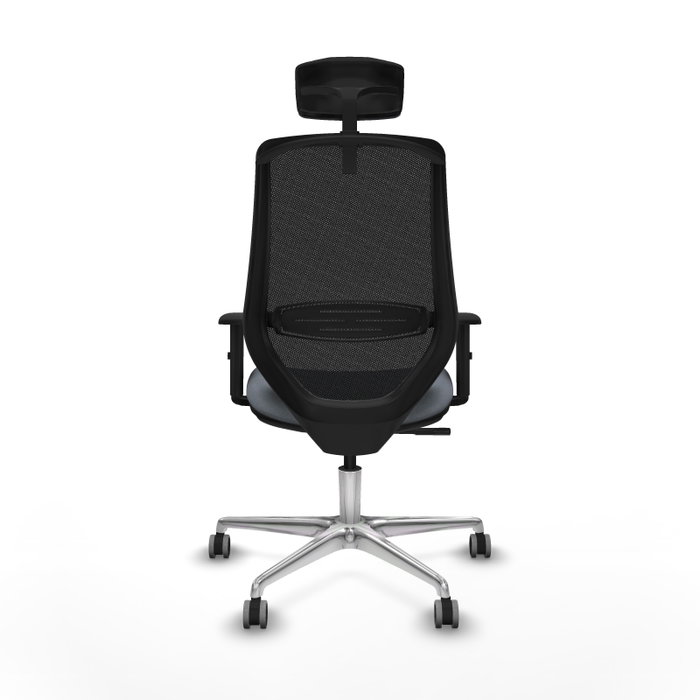 PIQUERAS Y CRESPO Silla de oficina Mardos con mecanismo Sincro, Gris y Negro