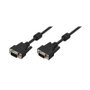 LogiLink Cable VGA HD15/M a HD15/M 1080p de 10 m, negro