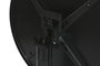 DKD Home Decor Mesa Terraza y Jardin Negro Metal y PP 80 x 75 x 80 cm