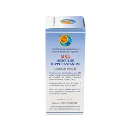 HERBOPLANET MSA AESCULUS HIP. Yemas de Castaño de Indias 50ml