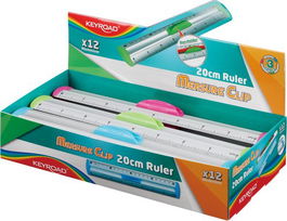 Regla De Aluminio Keyroad 20 Cm Surtido (Set de 12)