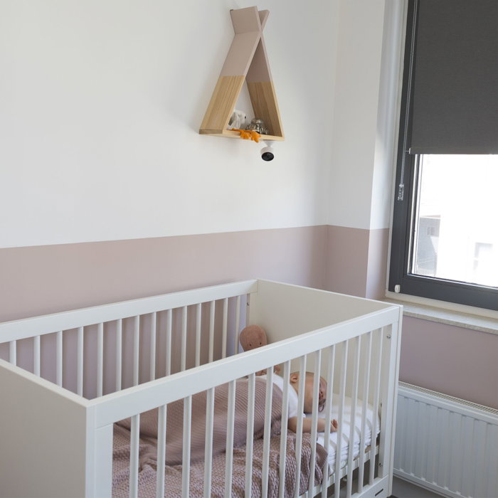 Alecto SMARTBABY5 Monitor de Bebé Wi-Fi con Cámara, Blanco