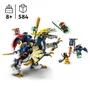 Lego NINJAGO 71843 Robot Jinete de Dragón de Rogue Set de construcción para niños de 8 años