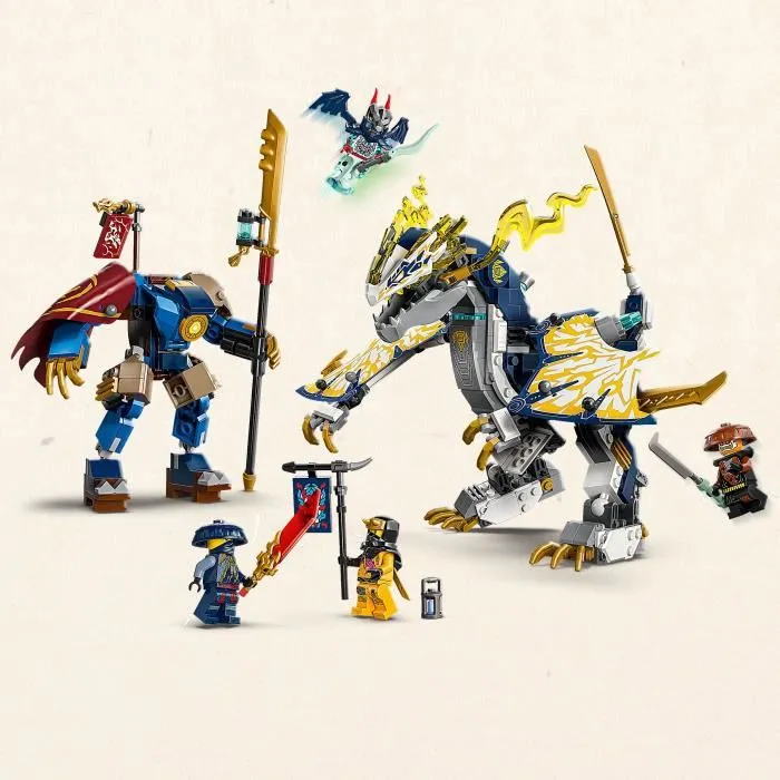 Lego NINJAGO 71843 Robot Jinete de Dragón de Rogue Set de construcción para niños de 8 años