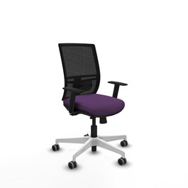 PIQUERAS Y CRESPO Silla de oficina Yunquera Morado y Negro