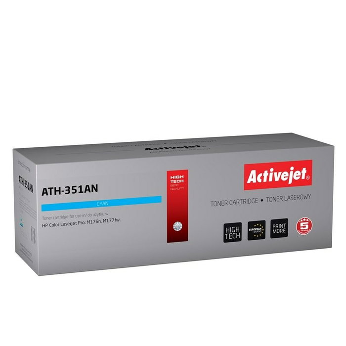 TÓner activejet ath-351an (reemplazo para hp 205a cf351a - supreme - 1100 pÁginas - cyan) TÓner activejet ath-351an (reemplazo para hp 205a cf351a - supreme - 1100 pÁginas - cyan)