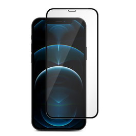 eSTUFF Titan Shield Protector de pantalla Full Cover de vidrio templado 9H para iPhone 12 Pro Max